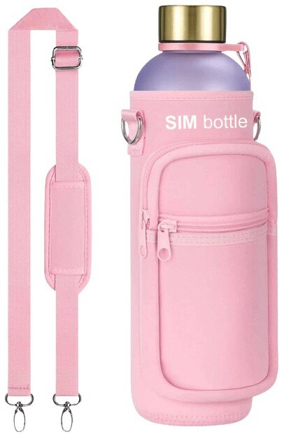 Sim bottle puzdro - ružové