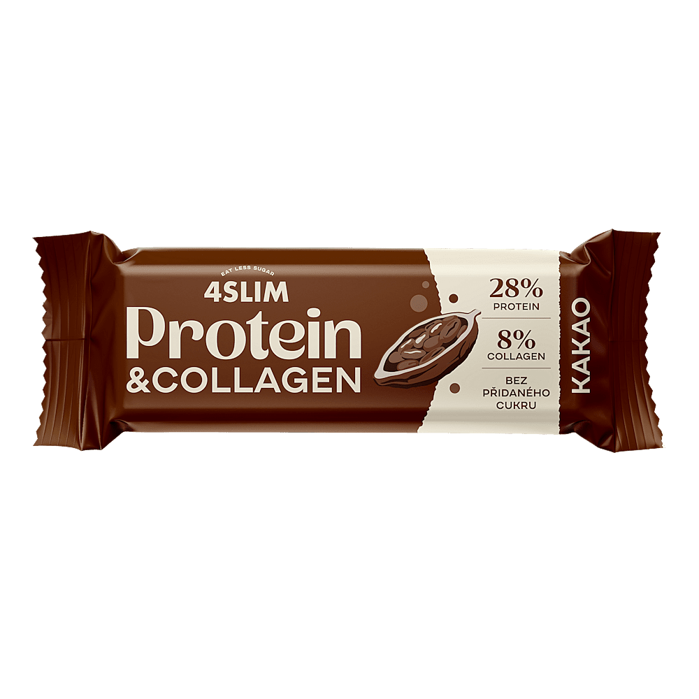 4SLIM Tyčinka proteín&collagen kakao 35 g