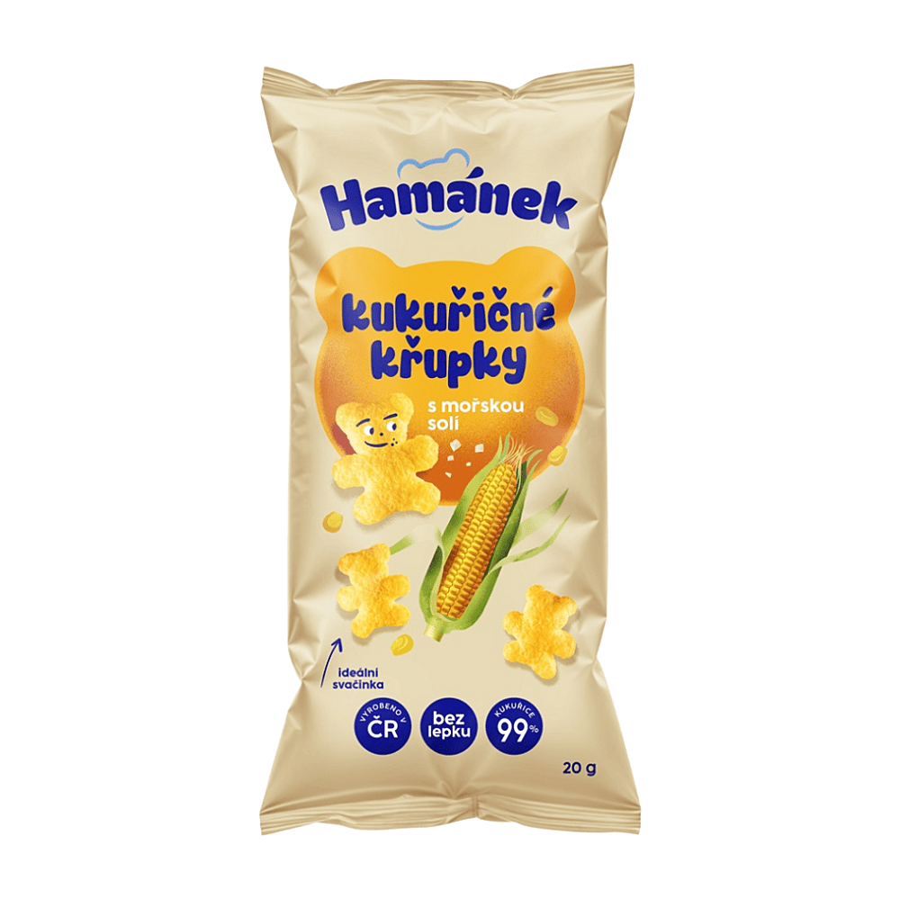 HAMÁNOK kukuričné ​​chrumky s morskou soľou 20 g
