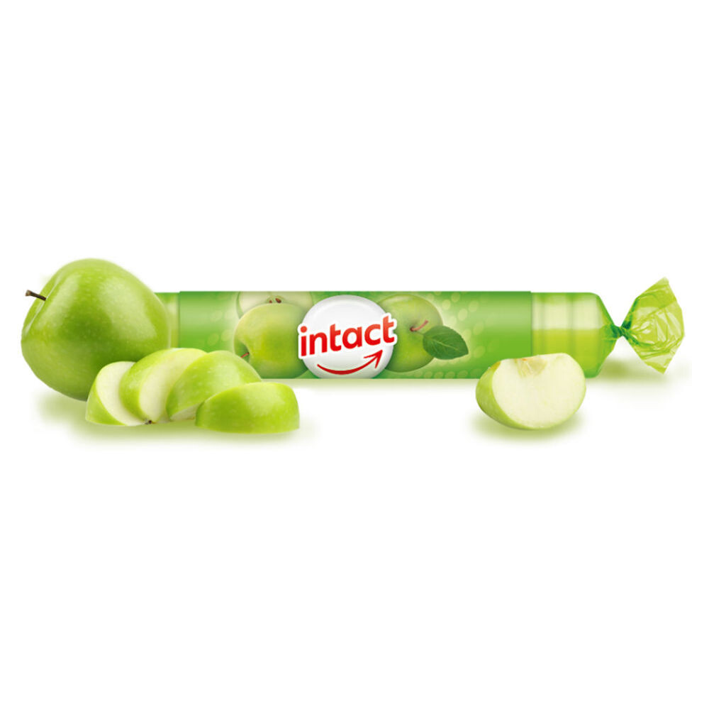 INTACT Hroznový cukor s vitamínom C zelené jablko 40 g