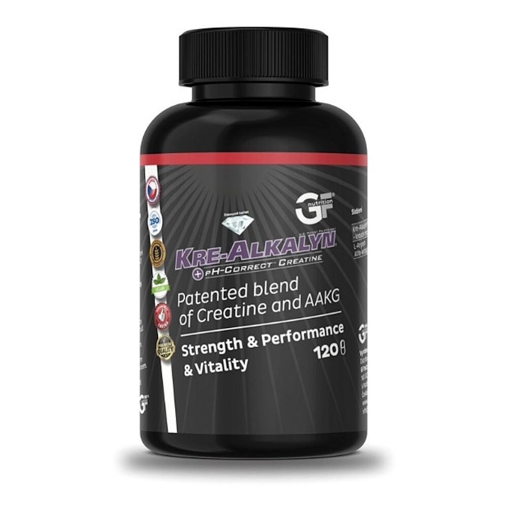 GF NUTRITION Kre-alkalyn + AAKG 120 kapsúl