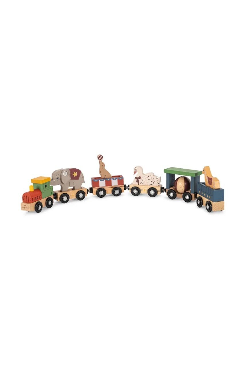 Konges Sløjd  Hračka pre deti  WOODEN ANIMAL TRAIN FSC