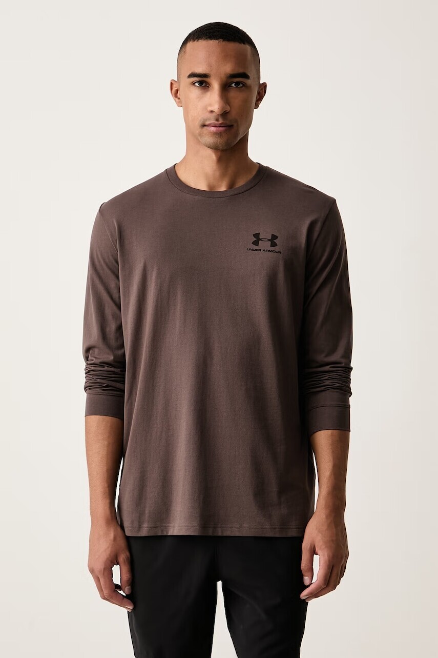 Under Armour  tréningové tričko s dlhým rukávom pánske s bavlnou SPORTSTYLE LEFT CHEST