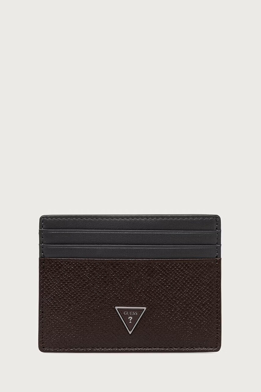 Guess puzdro na karty pánske kožené MILANO
