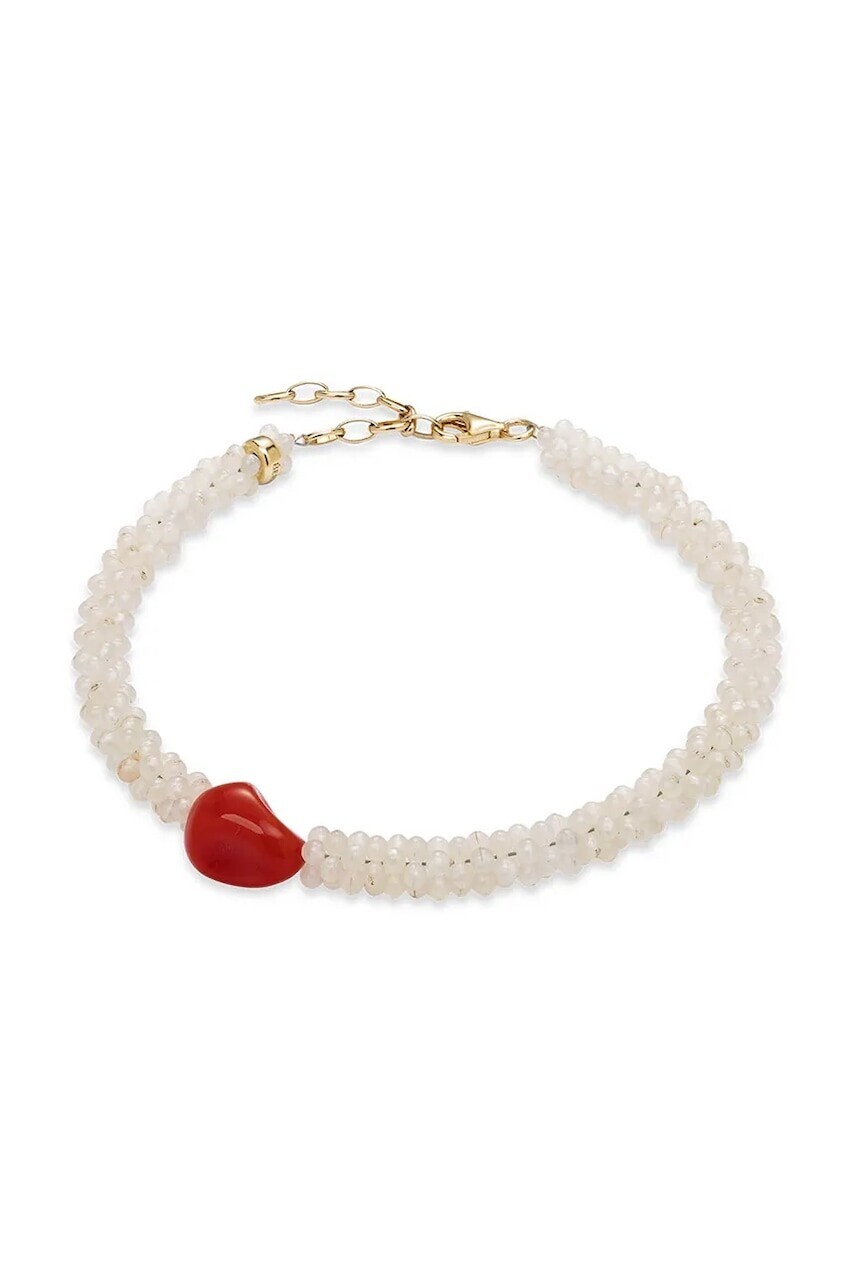 BERRIES  náramok na členok Cream Anklet