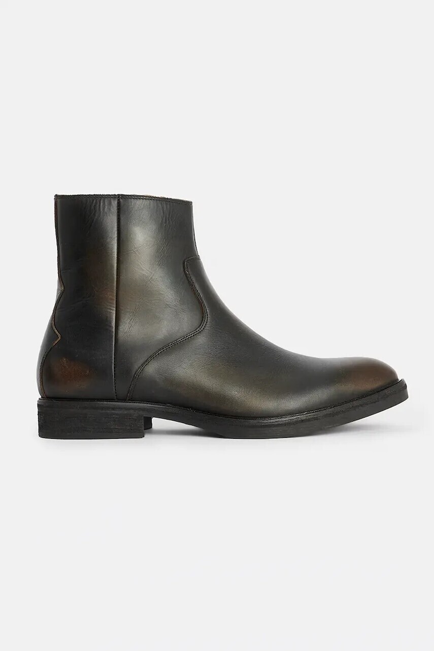 AllSaints  topánky pánske kožené Lang Boot