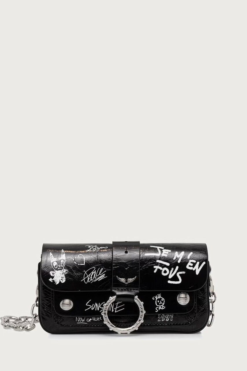 Zadig&Voltaire  crossbody kabelka dámska kožená KATE