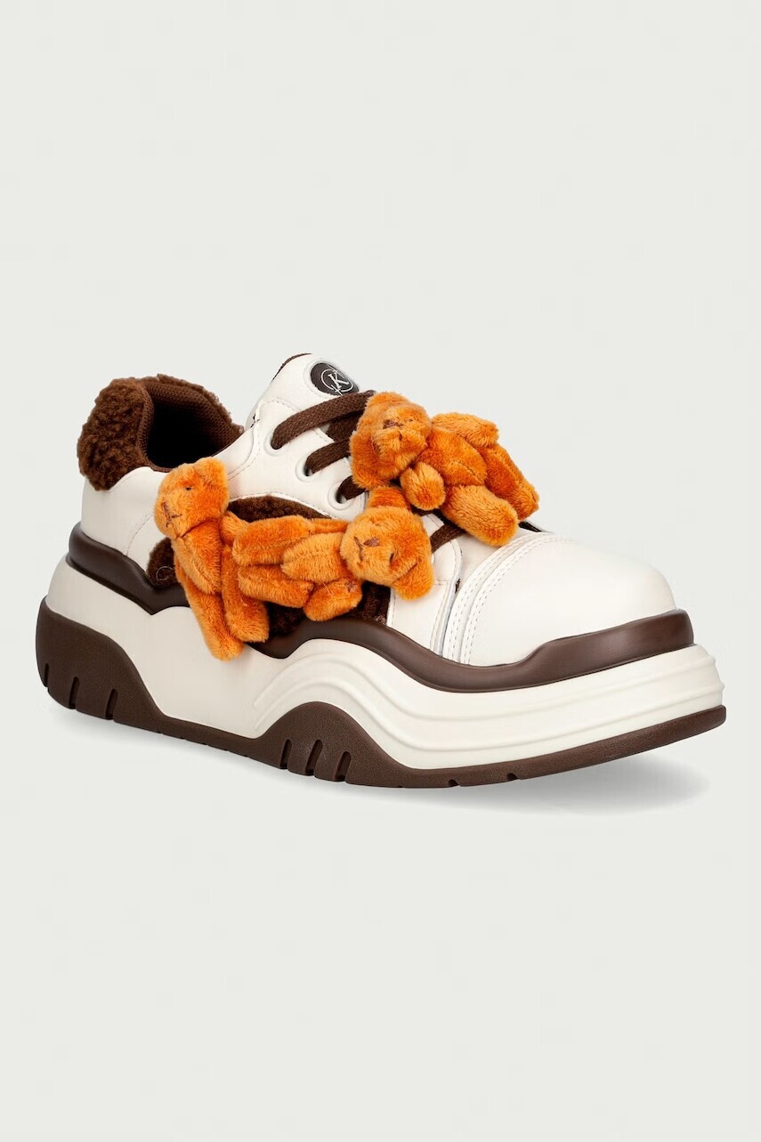 Koi Footwear  Brown Poco The Teddy sneakers dámske
