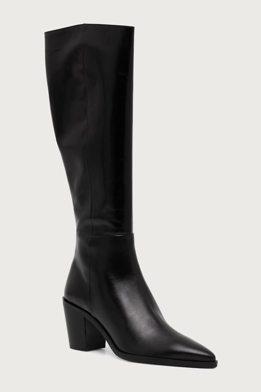 Billi Bi  čižmy dámske kožené Black calf 80