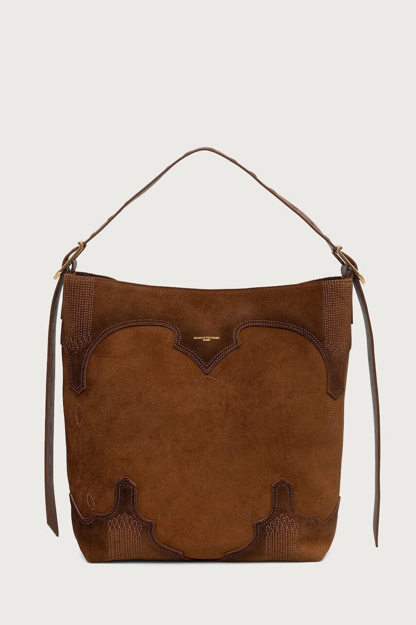 Zadig&Voltaire  kabelka typu shopper dámska semišová JANE