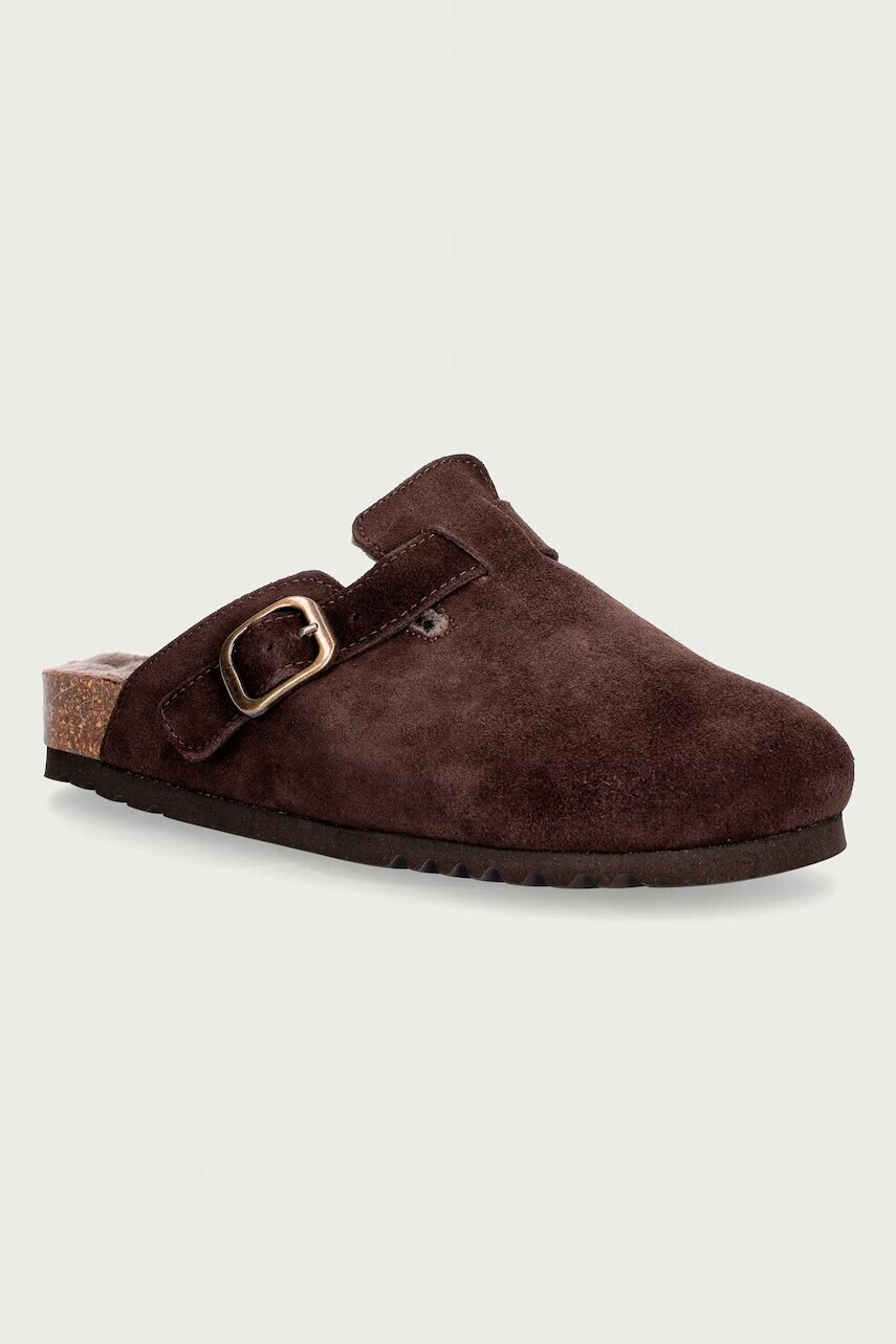 Scholl  šľapky mules dámske semišové FAE NEW