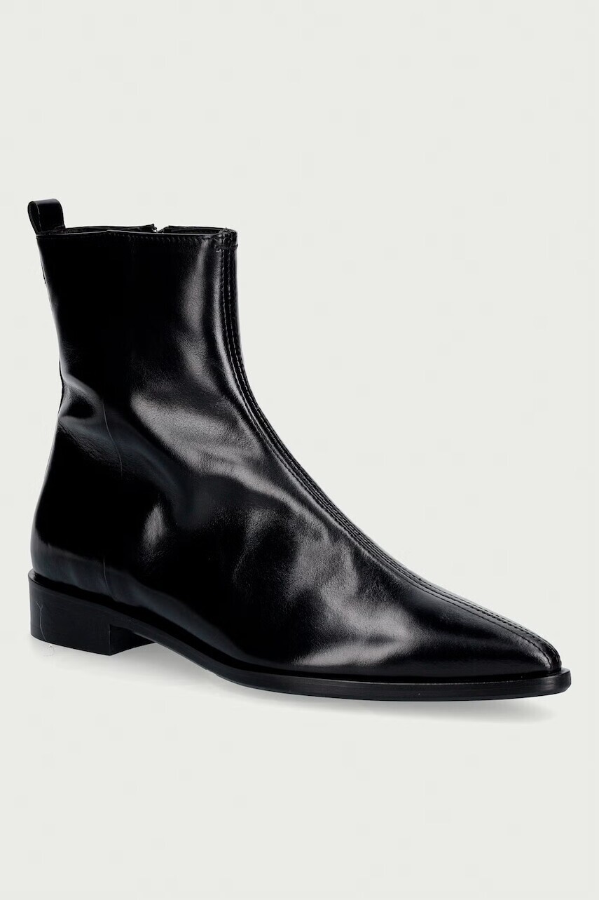 Billi Bi  členkové čižmy dámske kožené Black calf 80