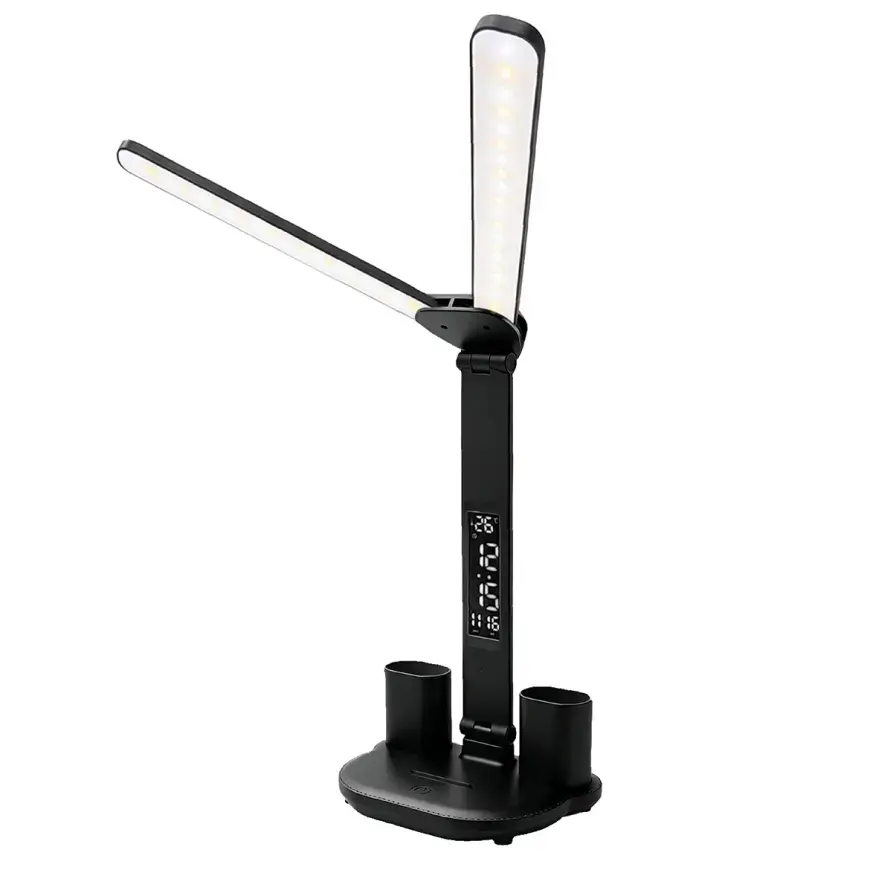 Stolová lampa DALIS CZARNY CCT 11W DIM USB LB1