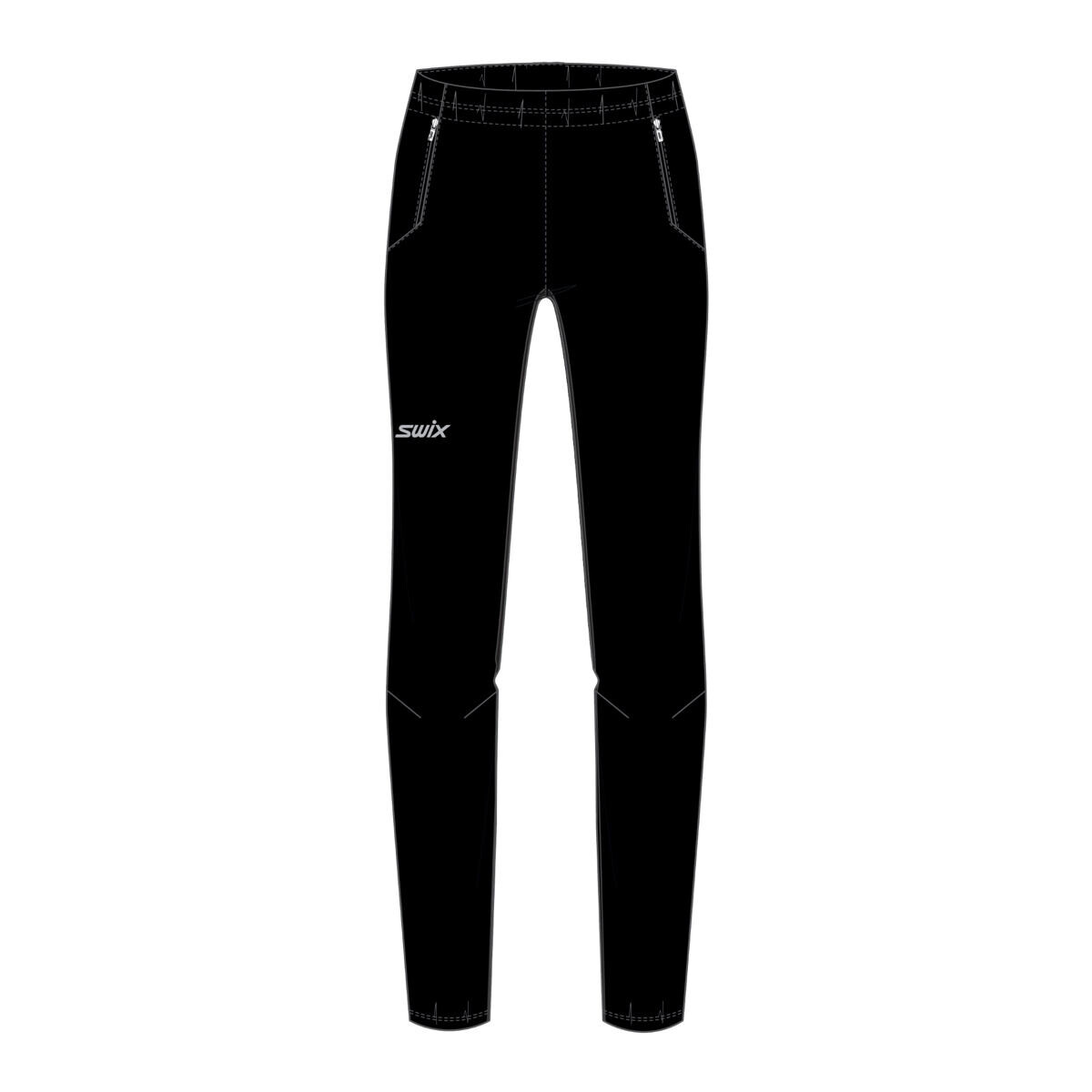 Juniorské bežkárske nohavice Swix Infinity Hybrid Full Zip Pants Jr