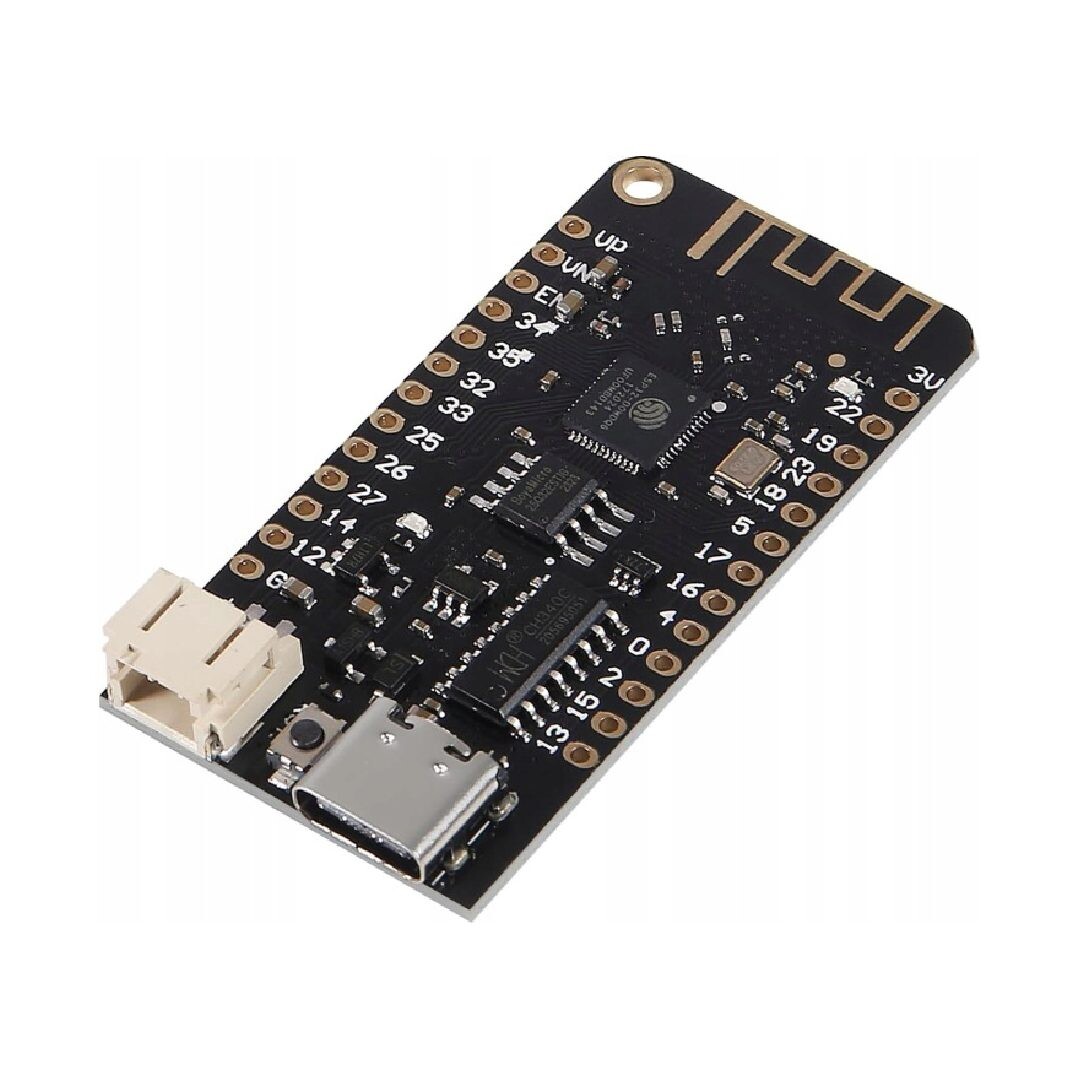 Vývojová doska ESP32 s BMS pre LiPol batériu - Wi-Fi, Bluetooth, MicroPython, USB-C