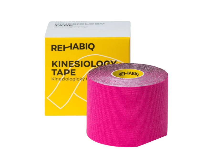 REHABIQ Kinesiology Tape, tejpovacia páska ružová 5 m