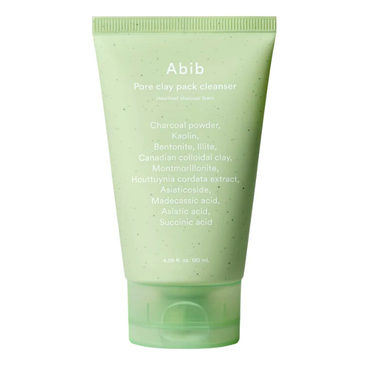 Abib Čistiaca pena Pore Clay Pack Cleanser Heartleaf Charcoal Foam 120 ml