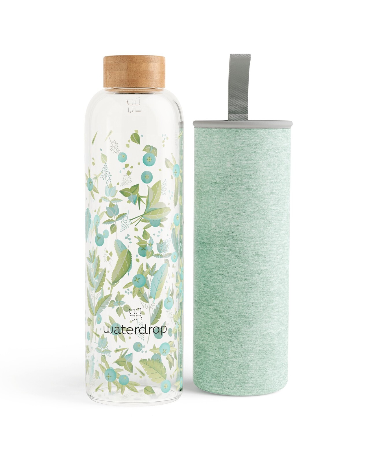 Waterdrop Sklenená fľaša Edition 600 ml - Clean transparentná