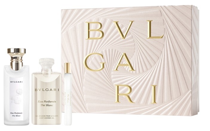 Bvlgari Eau Parfumée Thé Blanc - EDT 75 ml + sprchový gél 75 ml + EDT 10 ml