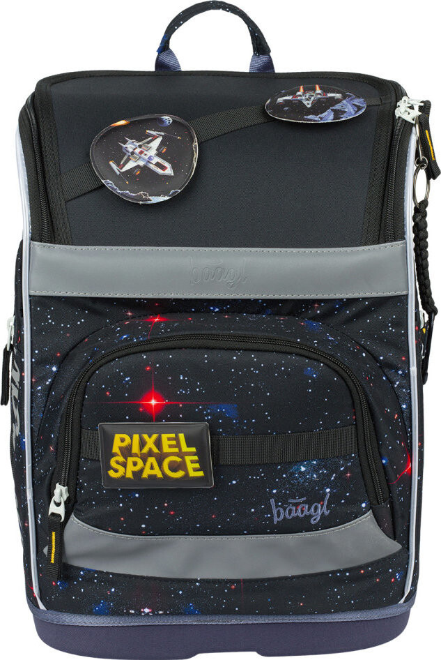 BAAGL Školská aktovka Zippy plus Pixel Space