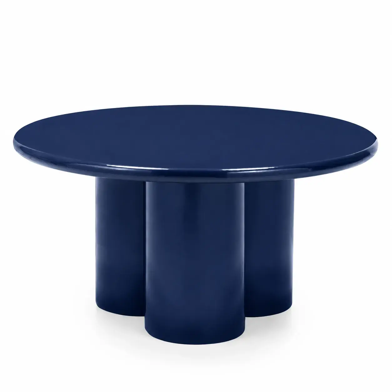 Konferenčný stolík Everett 80 cm modrý