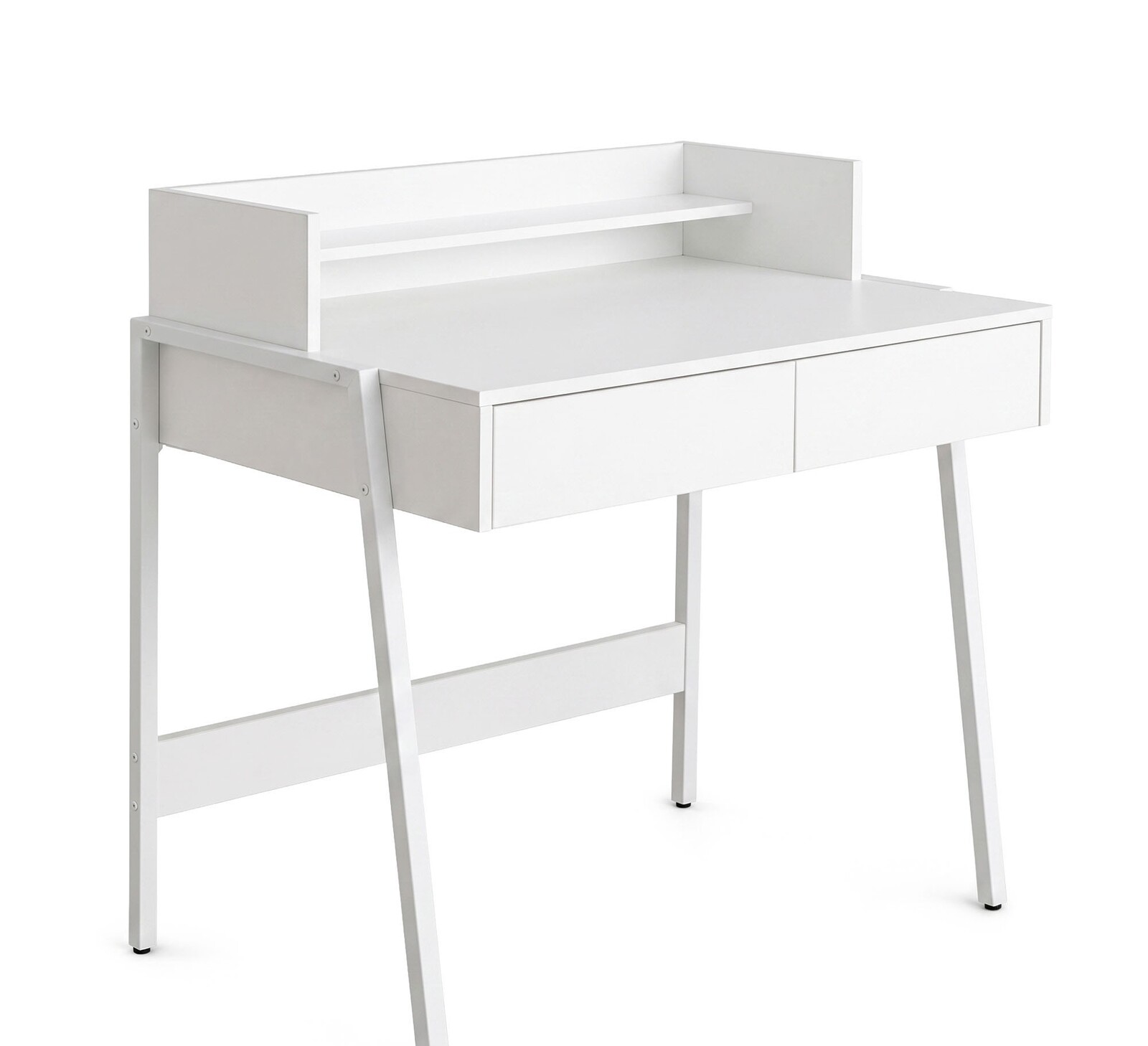 Písací stôl Flux 78 cm biely