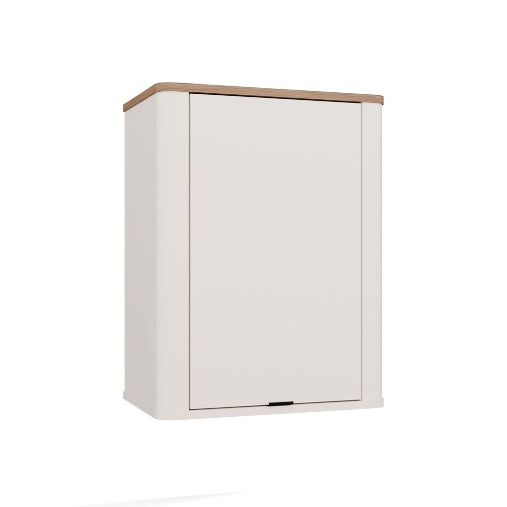 Závěsná koupelnová skříňka Cordoba 48 cm kašmír/dub Castello