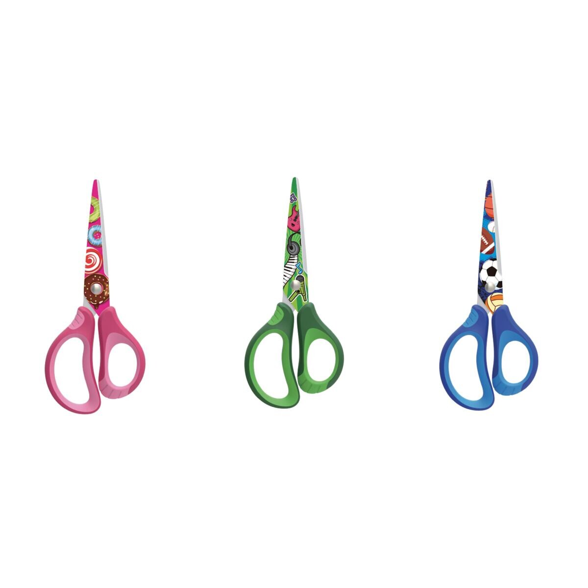 KEYROAD Školské nožnice Tattoo Soft, 15cm, viac druhov