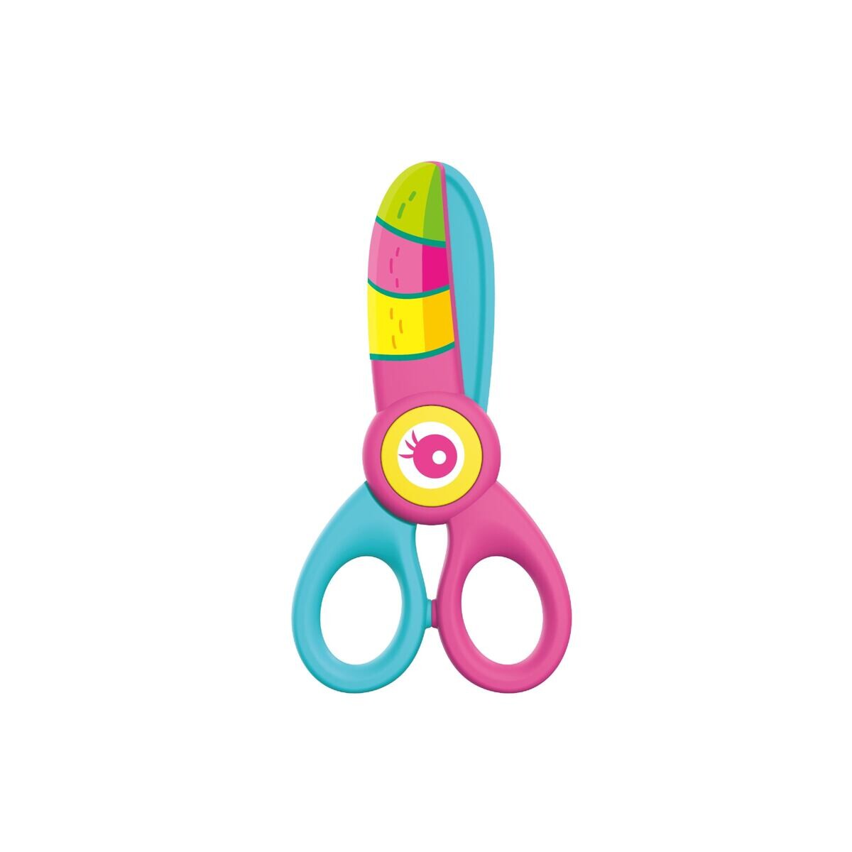 KEYROAD Detské nožnice Flamingo, 12,5 cm