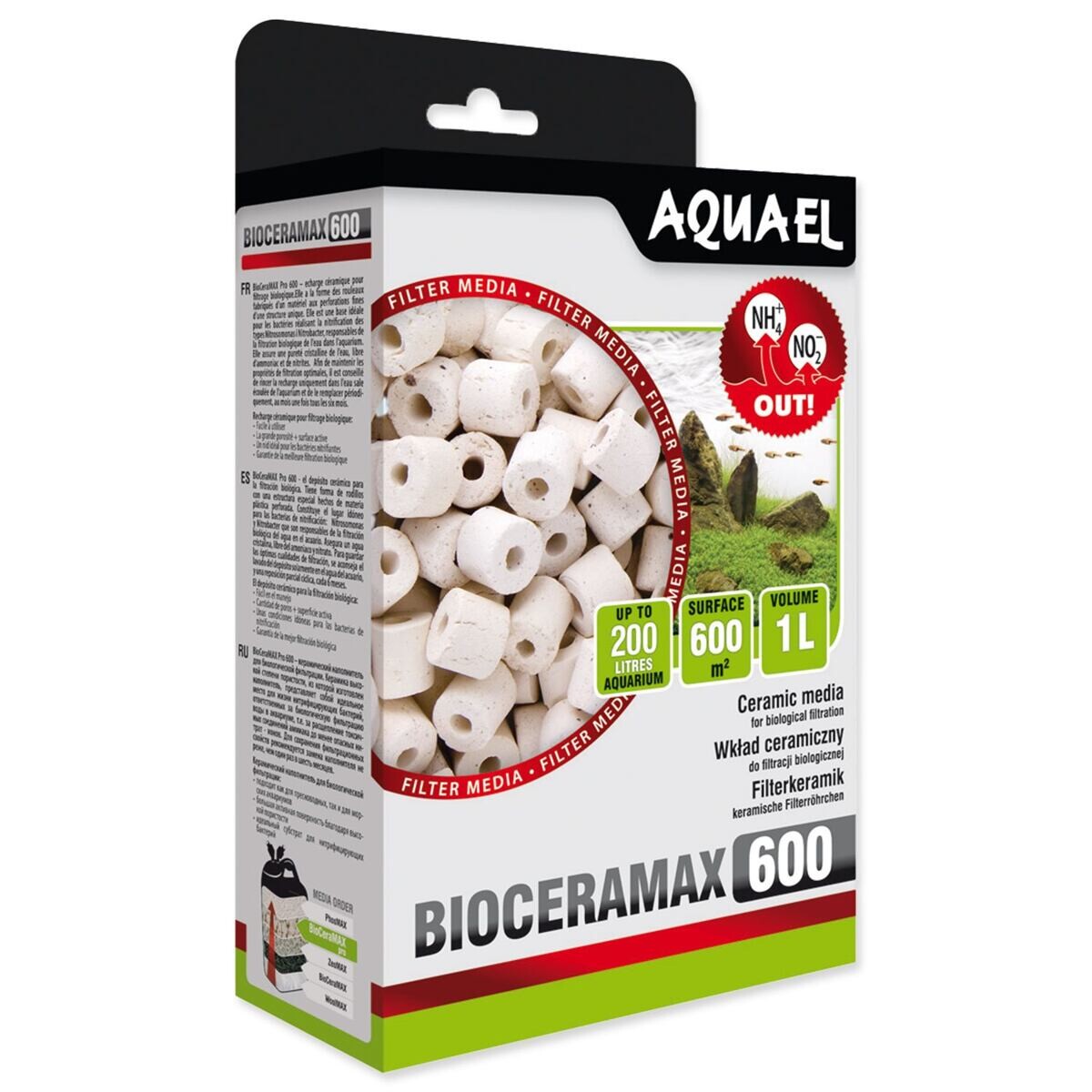 Náplň Aquael BIOCERAMAX 600, 1 l