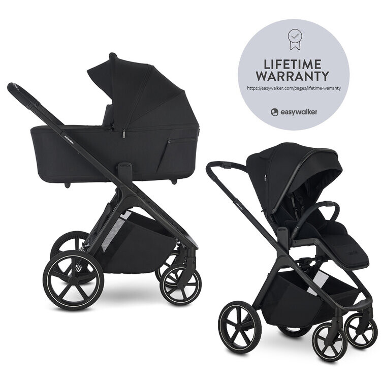 EASYWALKER Kočík kombinovaný Zoey Go Pure Black