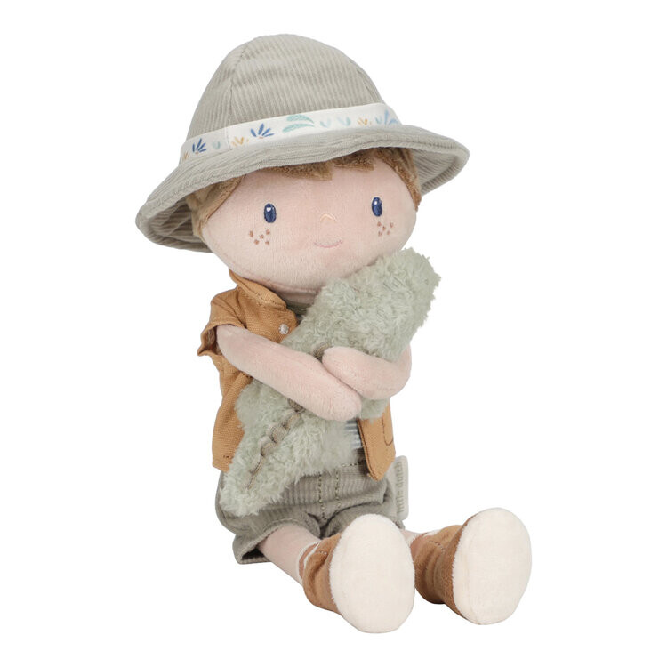LITTLE DUTCH Bábika Ranger Jim 35 cm Safari Friends, 1r+