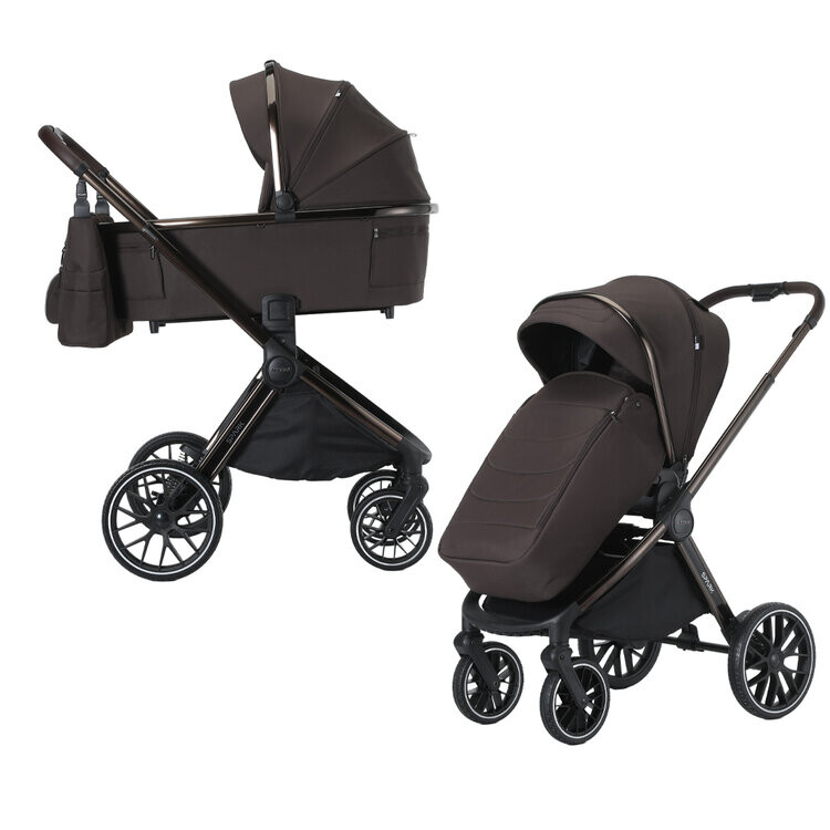 ADAMEX Kočík kombinovaný Spark 13 Chocolate Brown