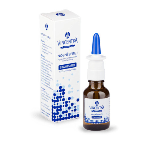 VINCENTKA Nosový sprej štandard 25 ml