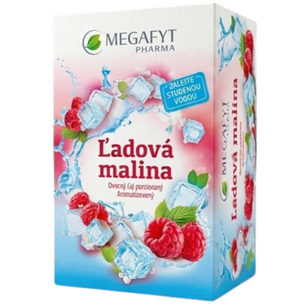 MEGAFYT Ľadová malina ovocný čaj porciovaný 20 x 2 g