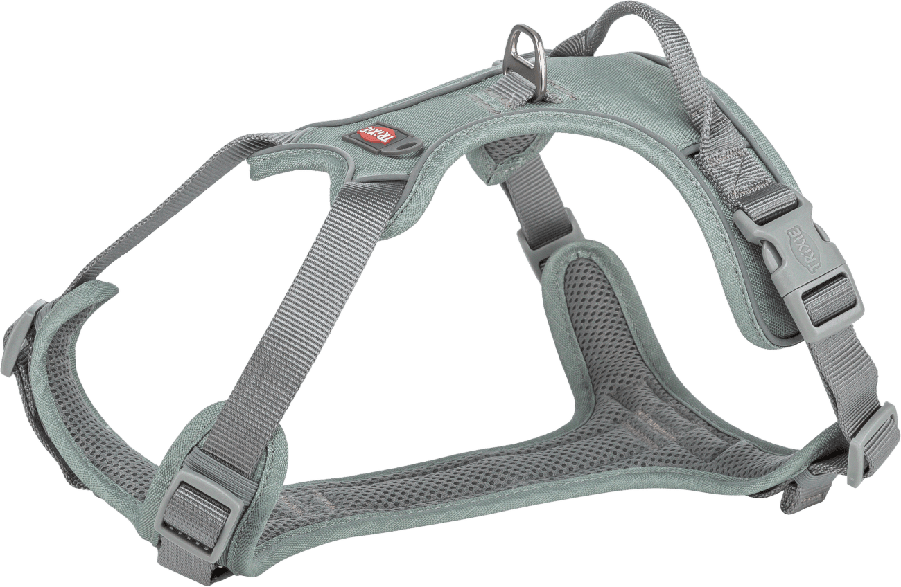 Postroj Trixie Premium Active M–L šalviový
