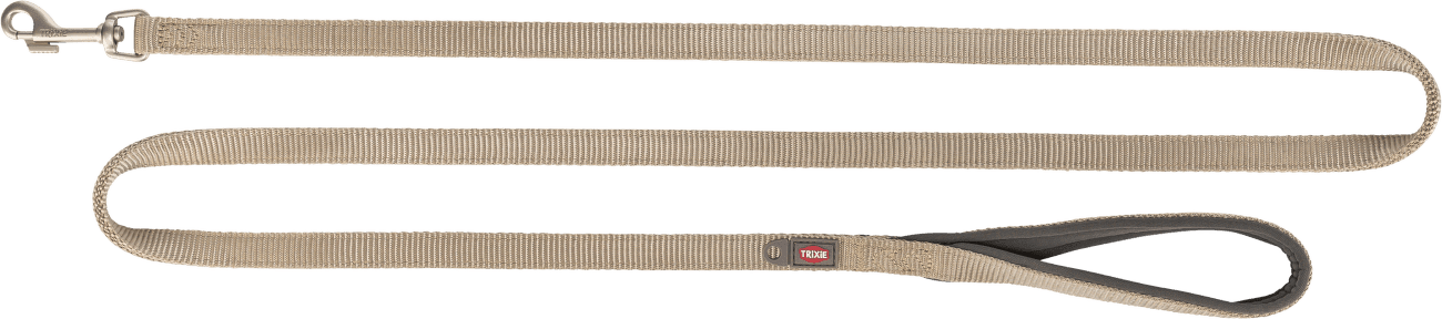 Vodítko Trixie Premium extra dlhé M–L pieskové