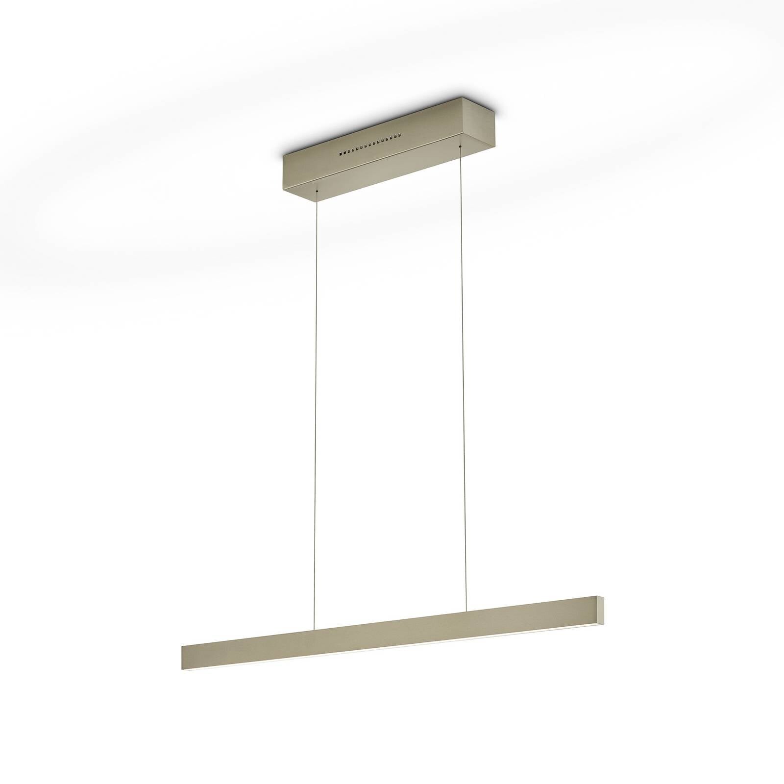 LED závesné svietidlo LINDA-72, efekt bronz, 72 cm, ovládanie gestami