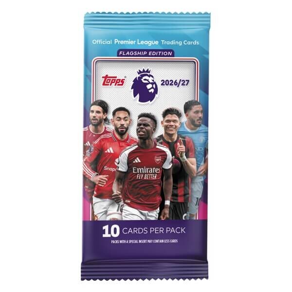 Topps 2026–2027 Topps Flagship Premier League Booster Balíček – futbalové karty