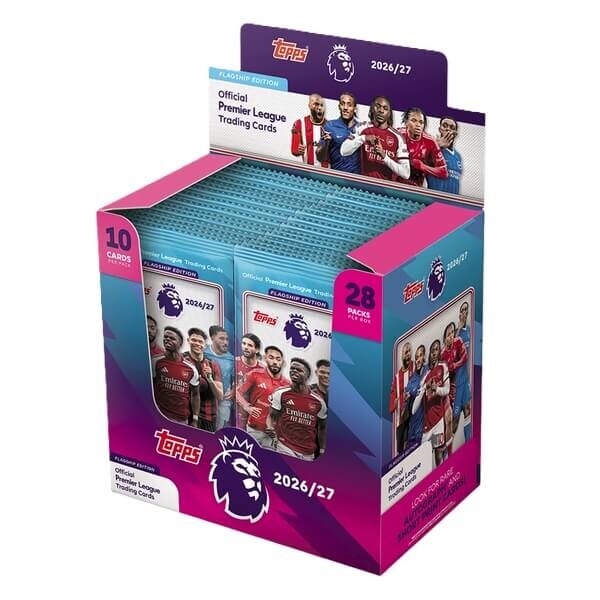 Topps 2026–2027 Topps Flagship Premier League Booster Box – futbalové karty