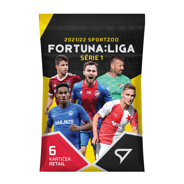 Sportzoo Futbalové karty Fortuna Liga 2021-22 Retail Balíček 1. seria