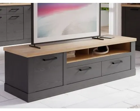 TV skrinka Duro 179 cm, dub riviera/dub cabezone%