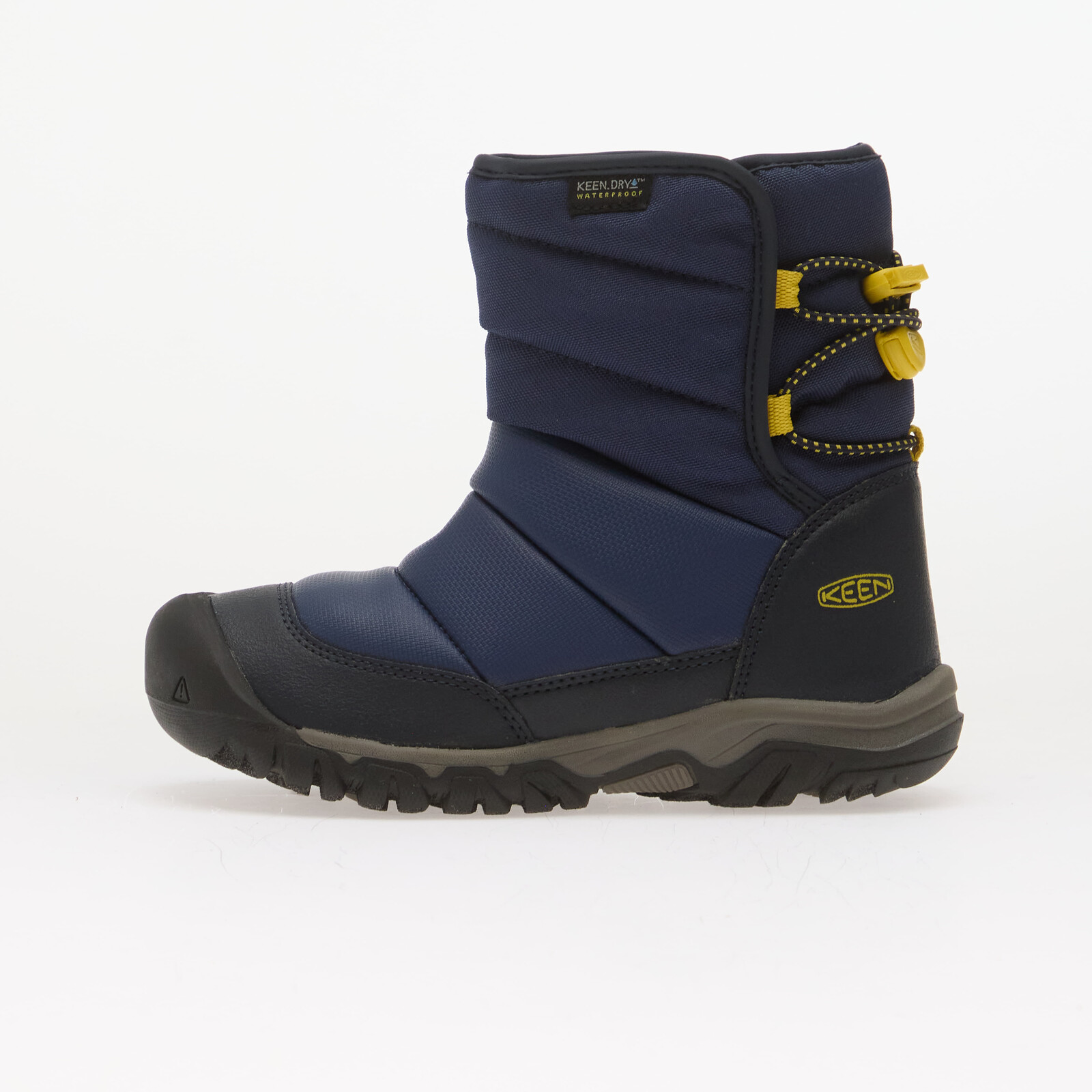 Topánky KEEN Puffrider WP Youth Naval Academy/ Mango Mint 1