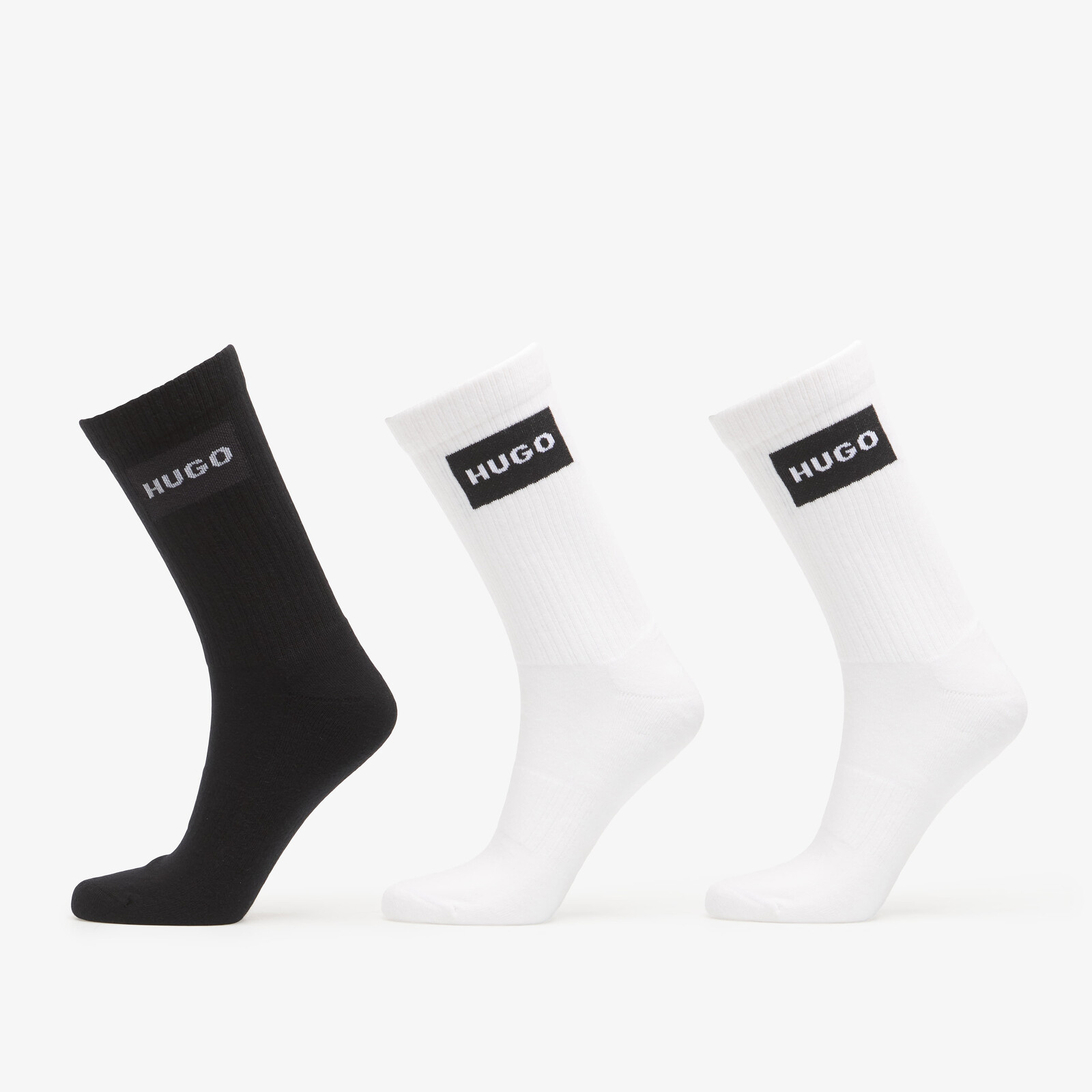 Ponožky Hugo Boss 3-Pack Qs Rib Label Cc Multicolor 39-42