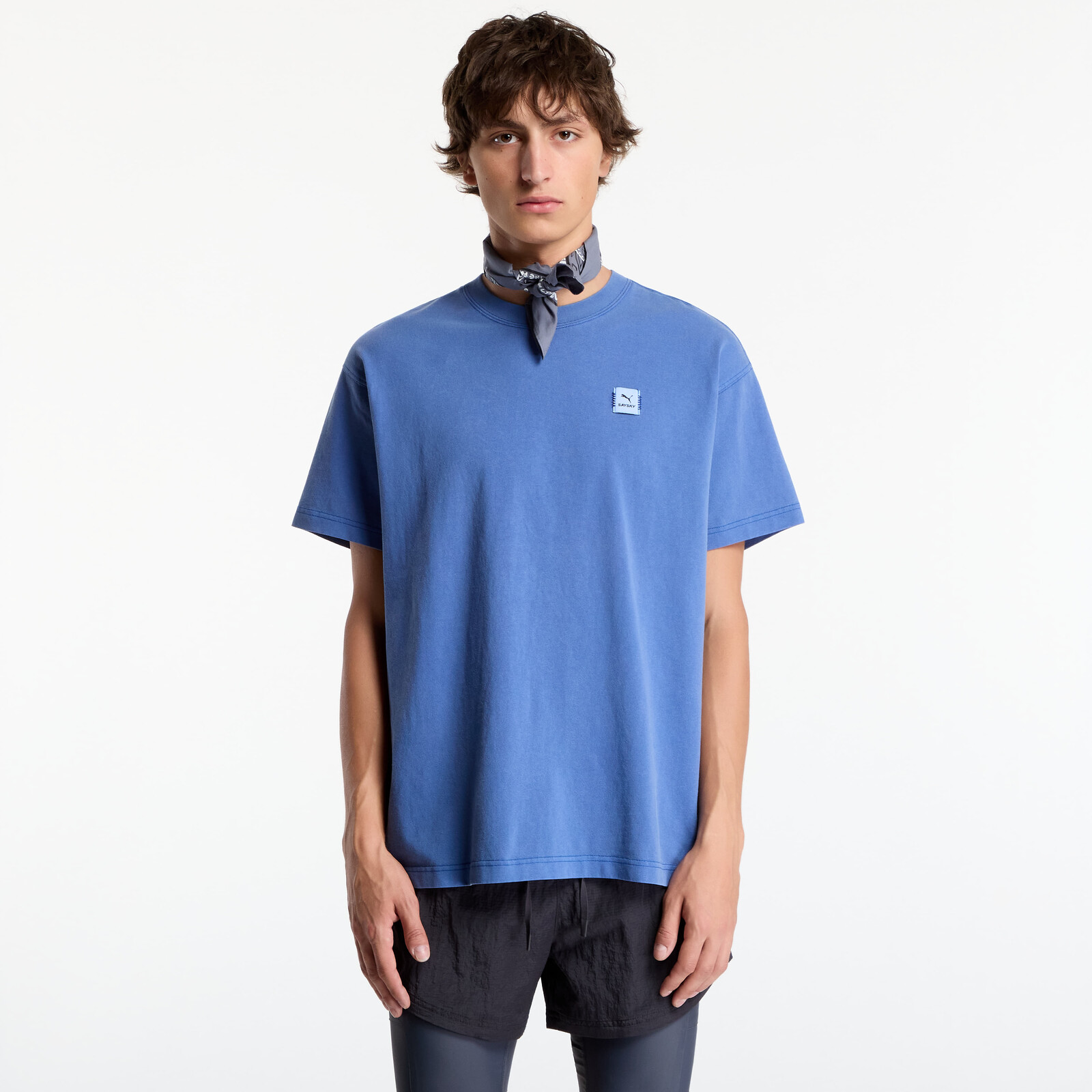 Tričko Puma Unisex Puma X Saysky Graphic Team Tee Cobalt Glaze XXL