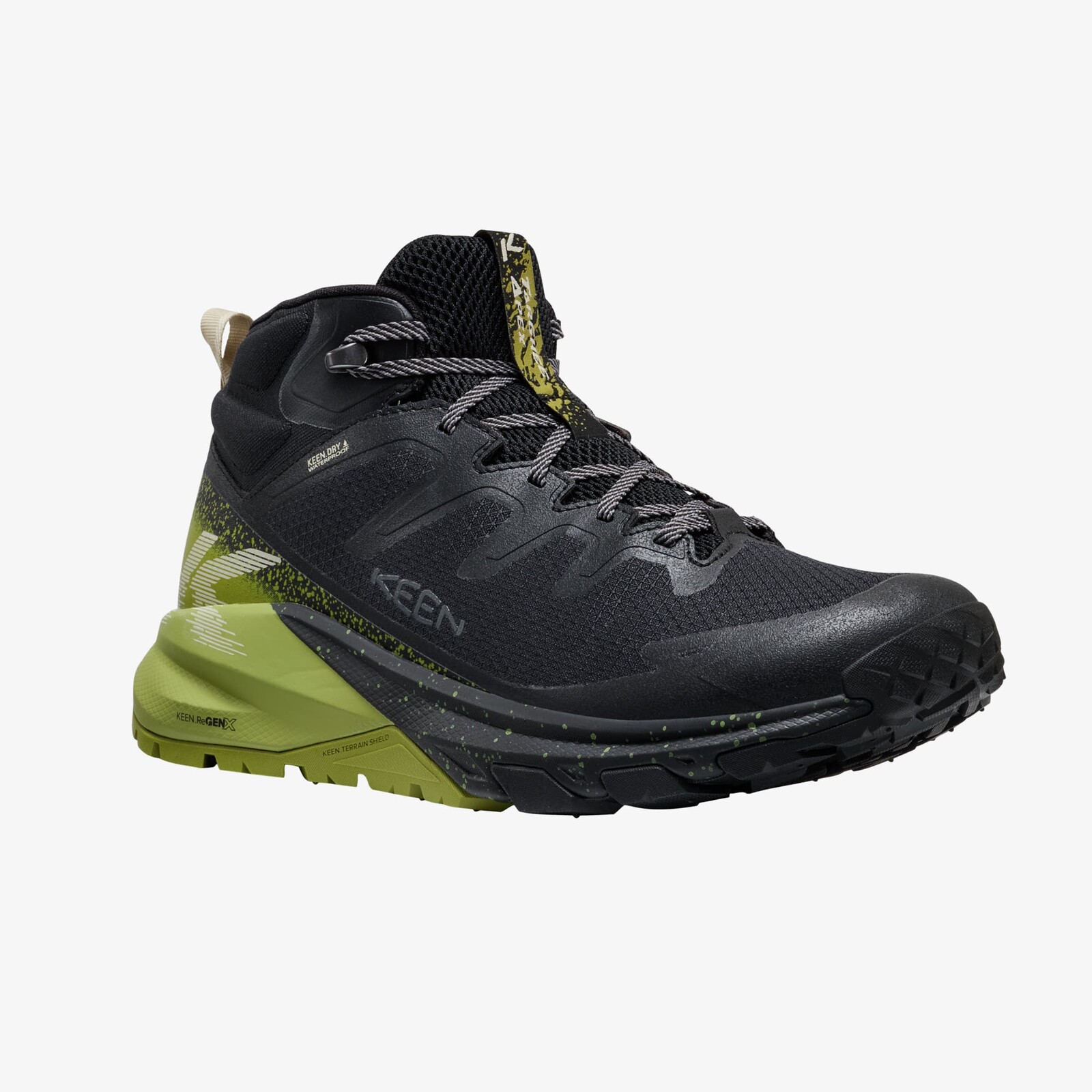 Tenisky KEEN Targhee Apex Mid Wp Men Black/ Golden Cypress EUR 41