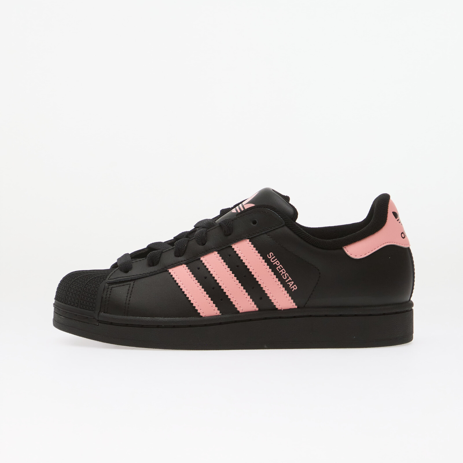 Topánky adidas Superstar II Kids Core Black/ Glow Pink/ Core Black 5.5
