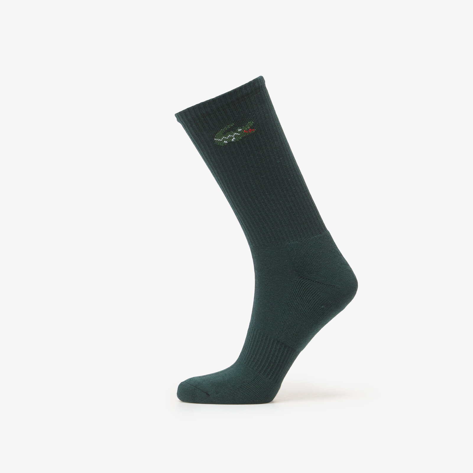 Ponožky Lacoste Crew Sock Black/ Silver Chine-White-Lichen-Sinople-Black 43-46