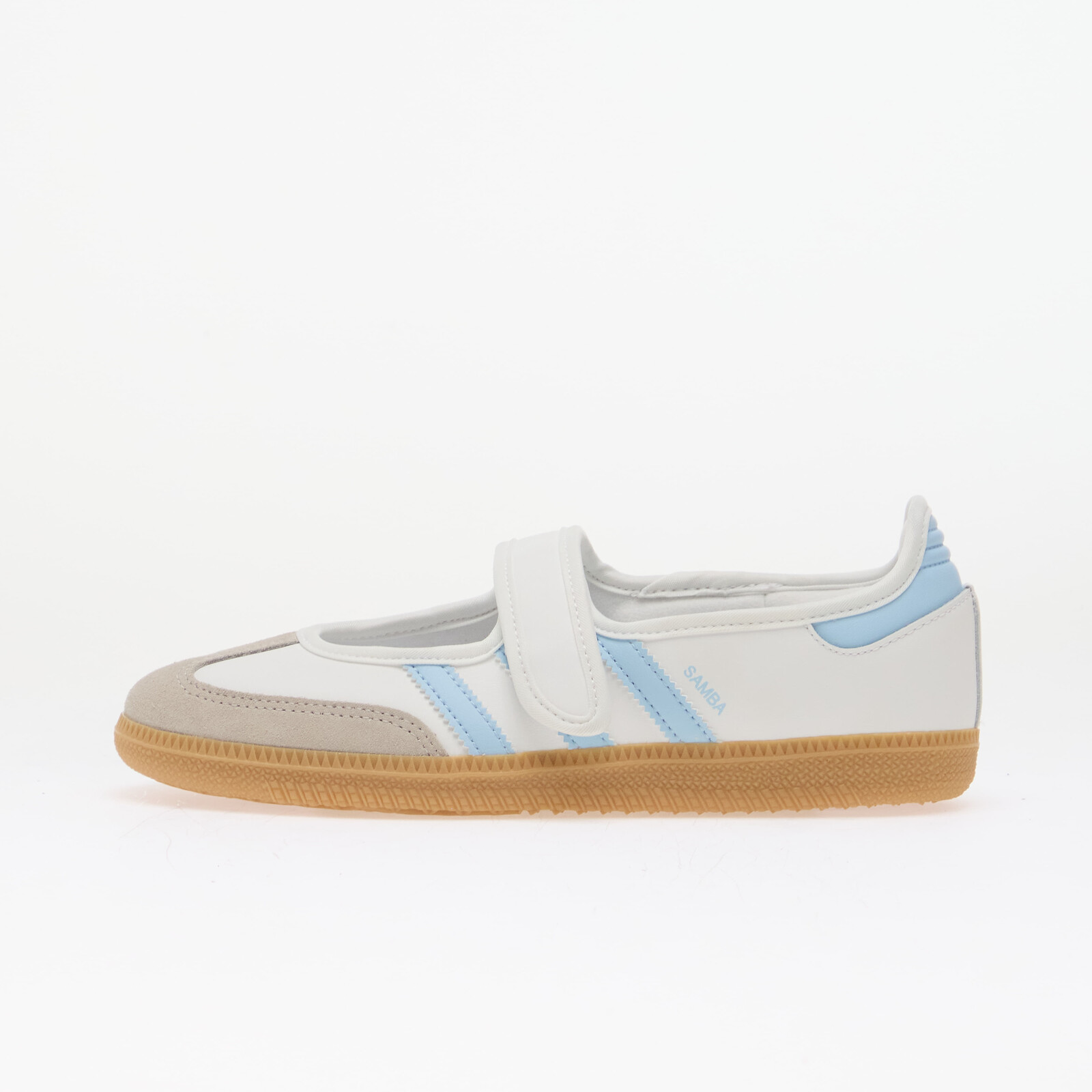 Topánky adidas Samba Jane Shoes Kids Ftwr White/ Clear Sky/ Gum 3 5.5
