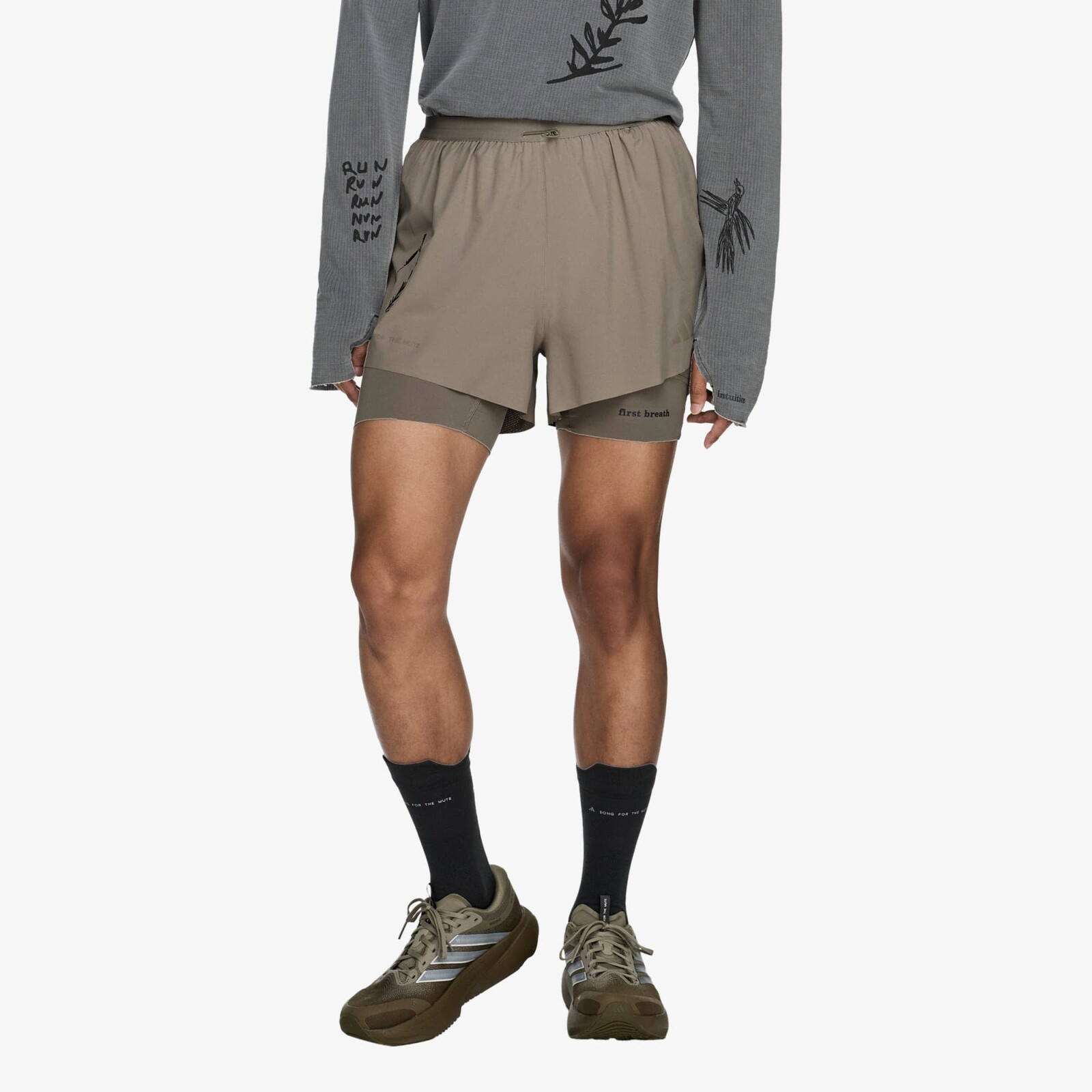 Šortky adidas x Song For The Mute 2in1 Shorts Putty Beige M/5